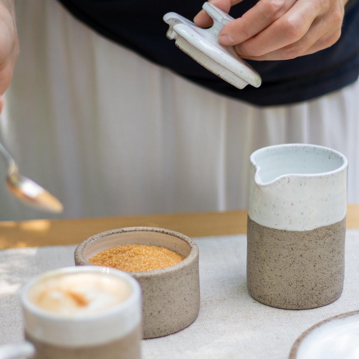 Coffee Companion Creamer & Sugar Bowl - Lunora