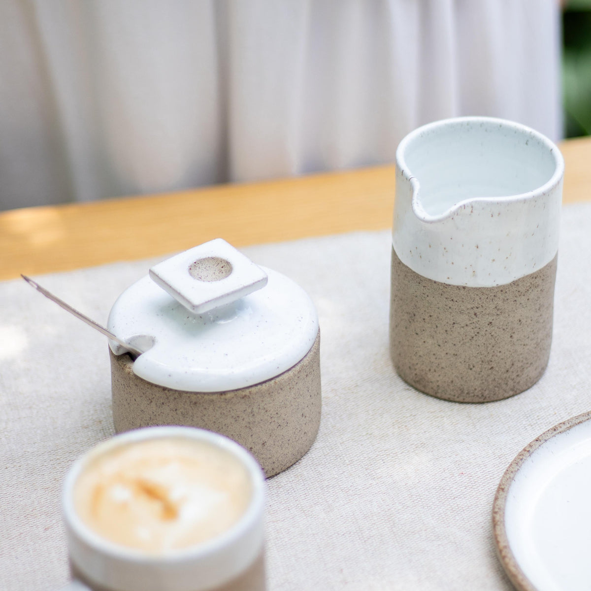 Coffee Companion Creamer & Sugar Bowl - Lunora